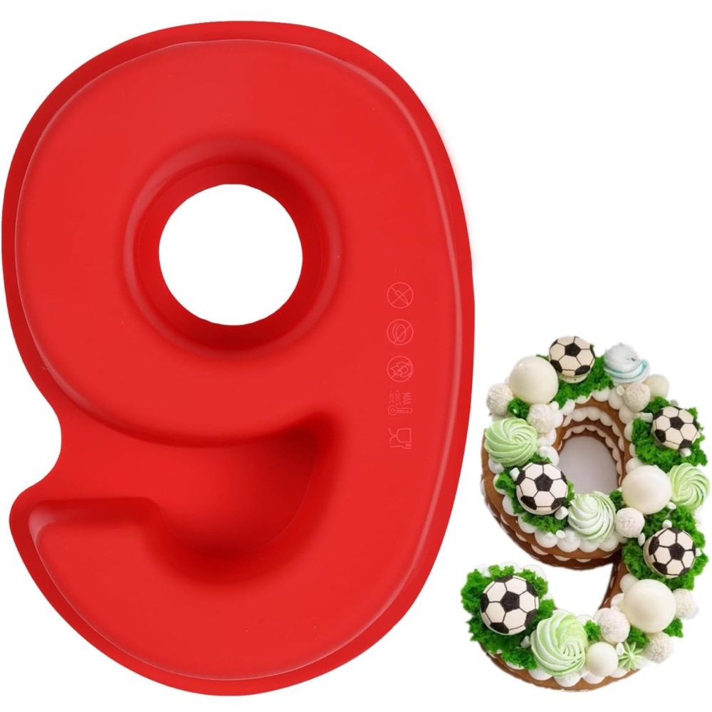 Number 9/6 Silicon Cake Mold